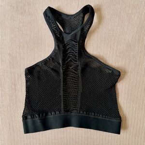 Black Mesh Racerback Bralette